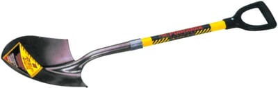 Structron 823063 Construction Shovel Straight Type Fibreglass Shaft 1030 mm
