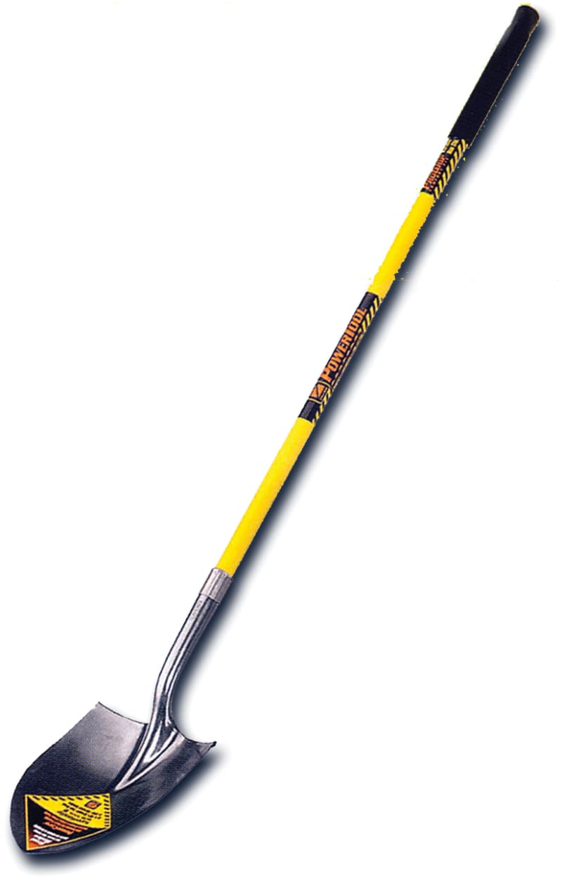 Structron 823070 construction spade, straight, long-handle type