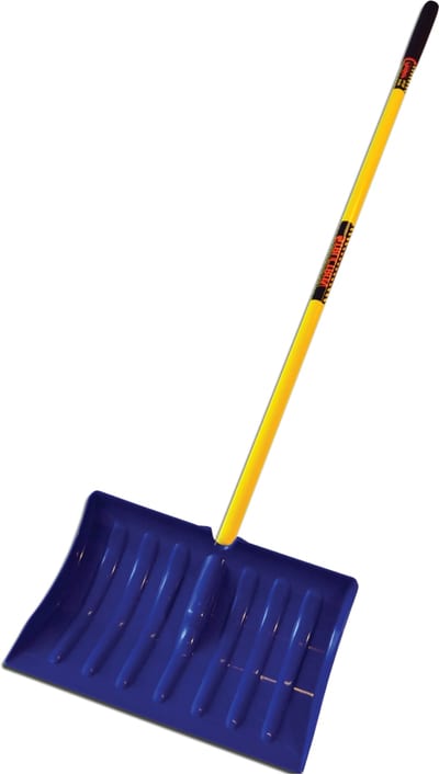 Structron Snow Shovel, Long Type with Fibreglass Handle