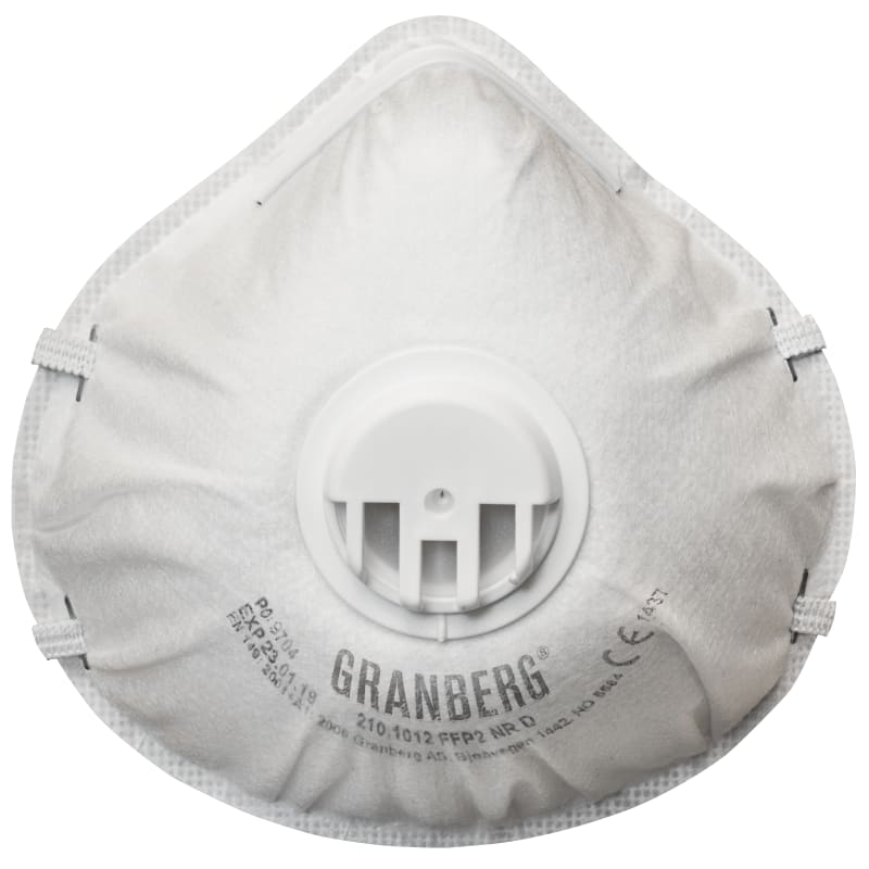 Granberg P2 Half-face Dust Mask with Exhalation Valve (210.1012)