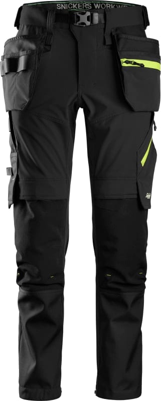 Trousers 6940 HL Black/Yellow 52