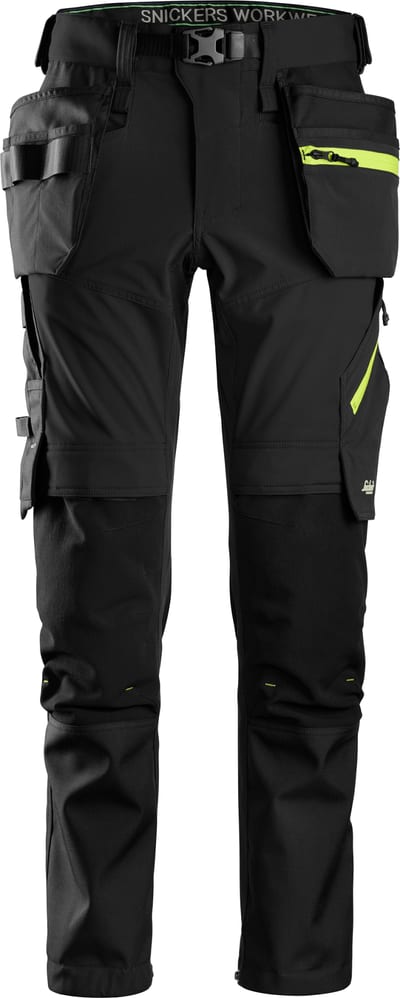 Trousers 6940 HL Black/Yellow 92