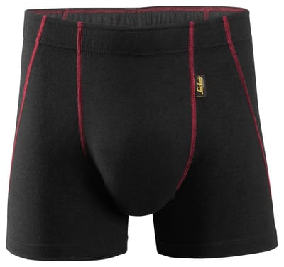 Flame-Retardant Boxer Shorts 9463, Black, M
