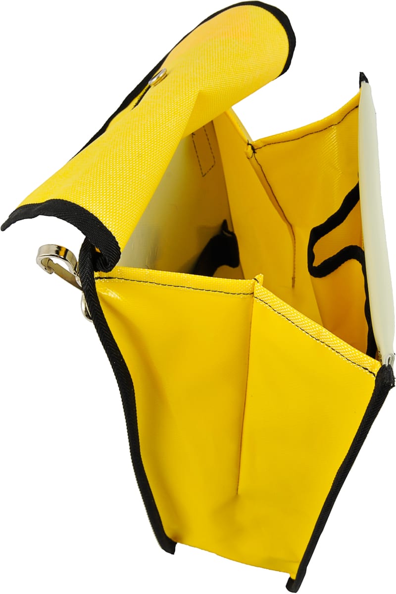 Melbye Type 219 Tool Pouch with Hooks for Mast Harness Yellow PVC
