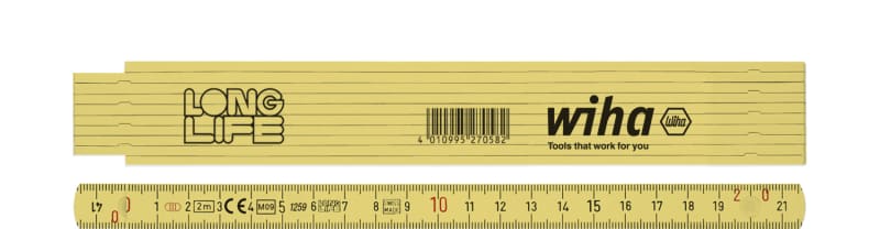 Folding Rule 2 meter fibreglass (27058)