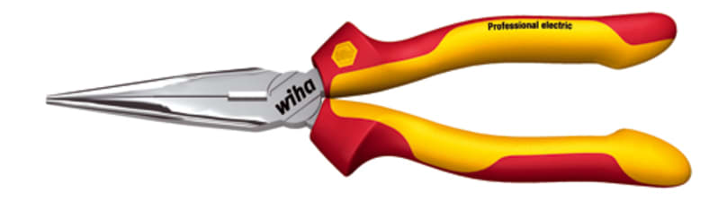 Long-Nose Pliers straight 200 mm, 1000V (23026727)