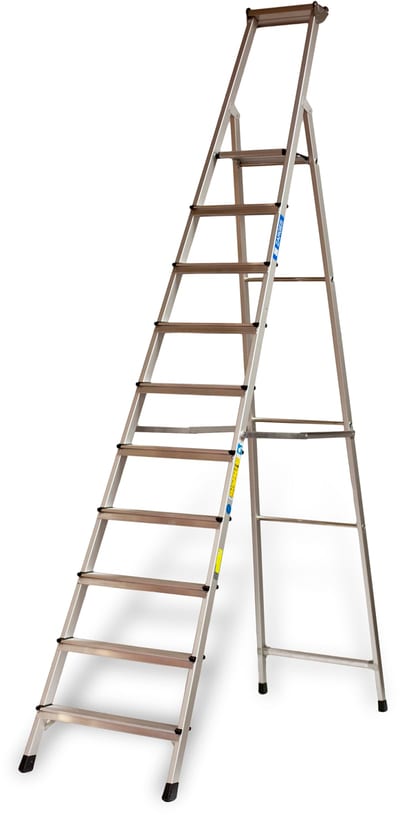 Zarges STEPLADDER 10 STEPS C621 XL PROFESSIONAL