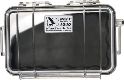 Peli™ Micro Case 1040 black/clear