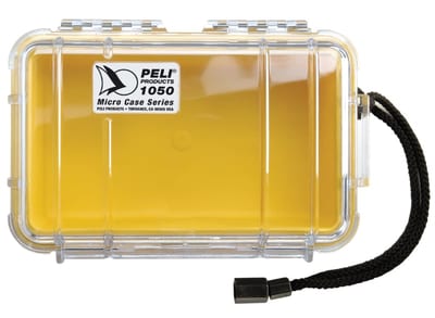 Peli™ Micro Case 1050 yellow/clear