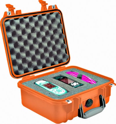 Peli™ Case 1400 with foam, orange
