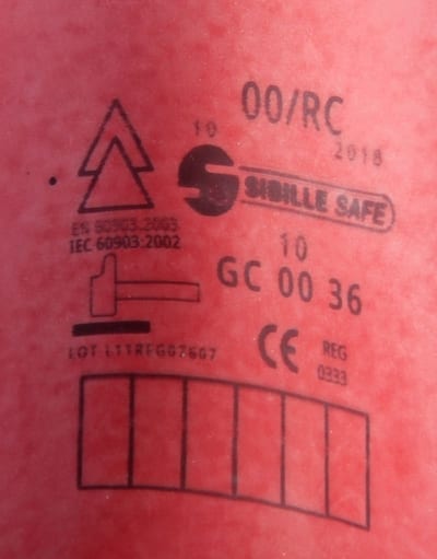 Electrician Insulating Glove size. 10 631420