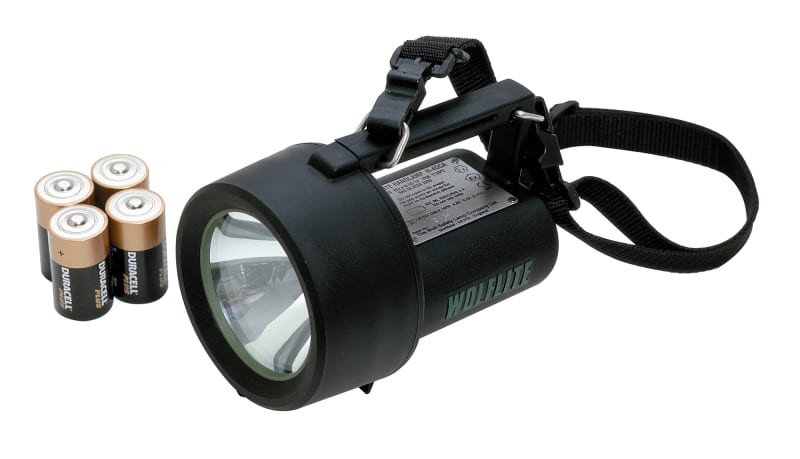 Dacon Wolf 4DCALED handheld LED torch, Ex zones 1/2 21/22, IP66 (H-4DCALED)