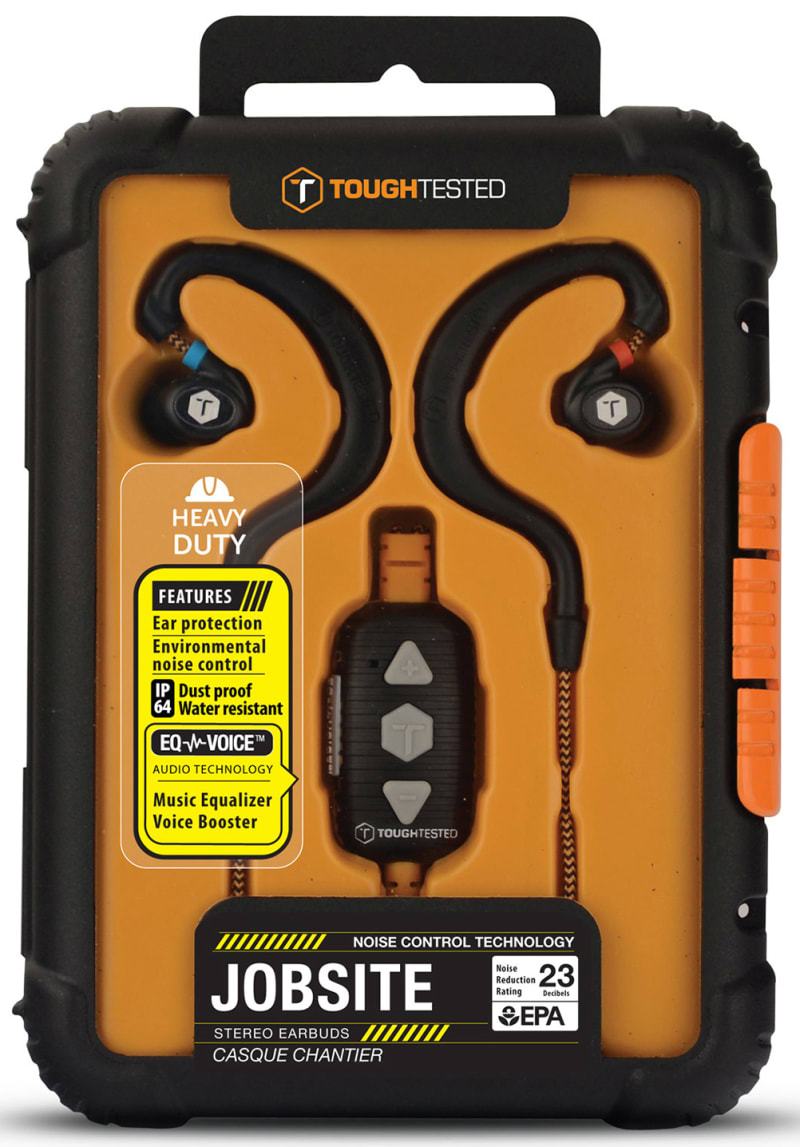 Vix Tools Jobsite Corded Ear Plugs, SNR 23 dB (TT-HF-JOB)