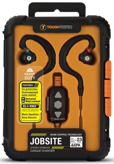 Vix Tools Jobsite Corded Ear Plugs, SNR 23 dB