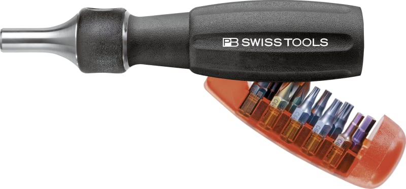 Skrallescrewdriver with 10 bits (6510.R-30)