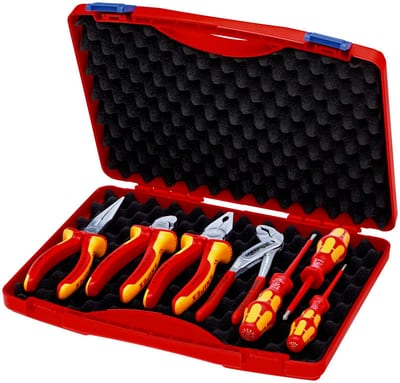 Knipex 00 21 15 Electrician's 7-Piece Tool-Box Set