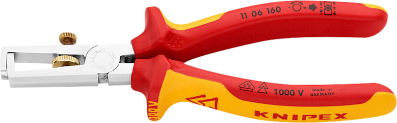 KNIPEX wire stripping pliers VDE (11 06 160)