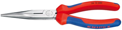 Knipex 26 12 200 Bent Long-Nose Pliers with Cutter 200 mm
