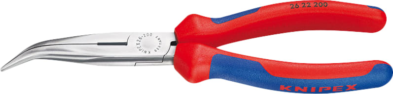 Knipex 26 22 200 Snipe-Nose Side-Cutting Pliers Black 200 mm