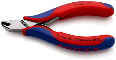 Knipex Electronics End-Cutter 115 mm Multi-Component Grip