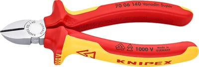 KNIPEX side cutter 140 mm VDE