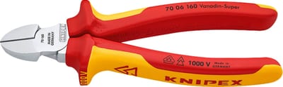 KNIPEX side cutter 160 mm VDE