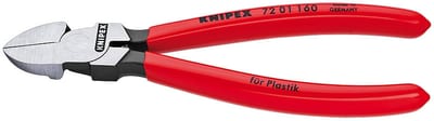 Knipex 72 01 160 Side Cutter for Plastic, Plastic-Coated Handles 160 mm