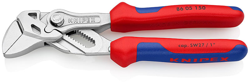 Knipex 86 05 150 Mini Pliers Wrench 150 mm Chrome