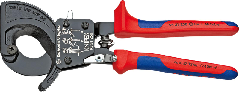 Cable cutter Ratchet function (95 31 250)
