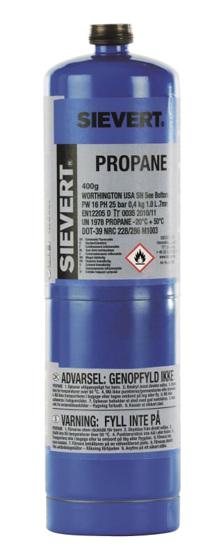 E400 Propanflaske 400G 1"UNF (220983)