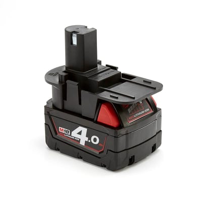 Adapter glue gun for Milwaukee 18V batt