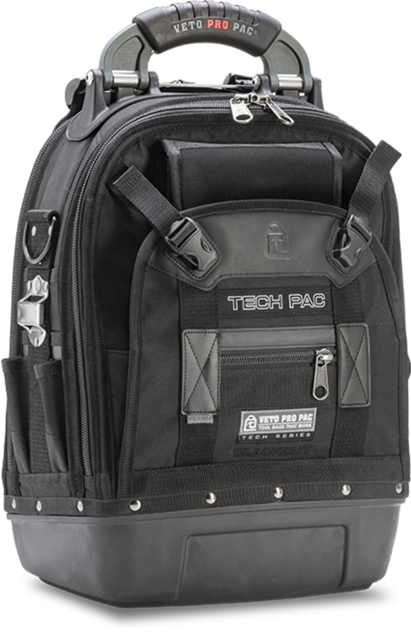Vix Tools Tech Pac Black Tool Backpack