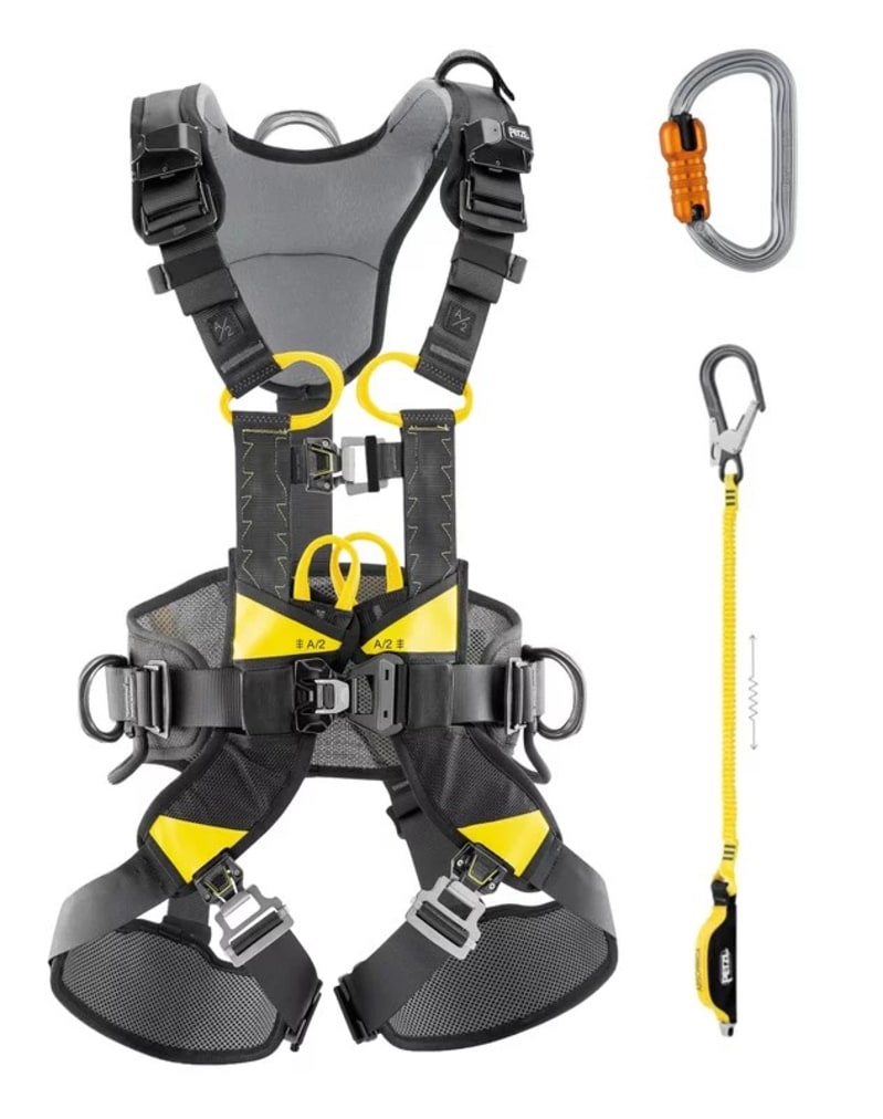 Melbye 8883427 Installer Fall Arrest Kit, Petzl Volt, Size L