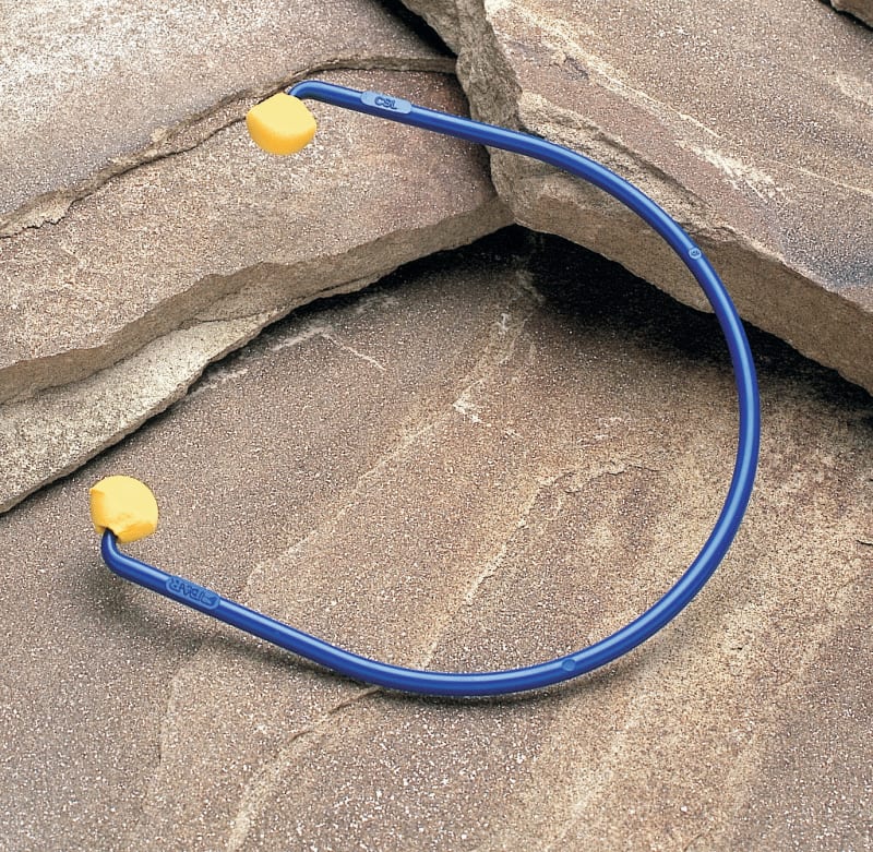 Otto Schacner Neon Banded Earplugs, Slow-Recovery Polyurethane Foam (EAR CAPS)