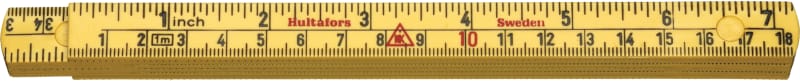Meter AND Folding RULE Fibreglass 1 Meter (200504)