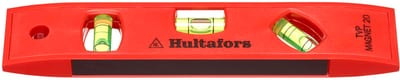 Hultafors TVP 200 Torpedo Spirit Level with Magnet, 200 mm