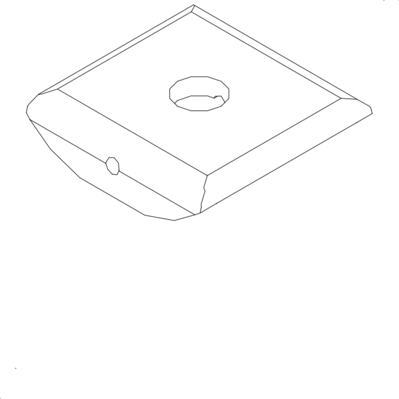 Eaton 220C4012 Nut Piece C35x30, Steel