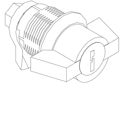 Eaton 220B0013 Enclosure Lock with Cylinder Key
