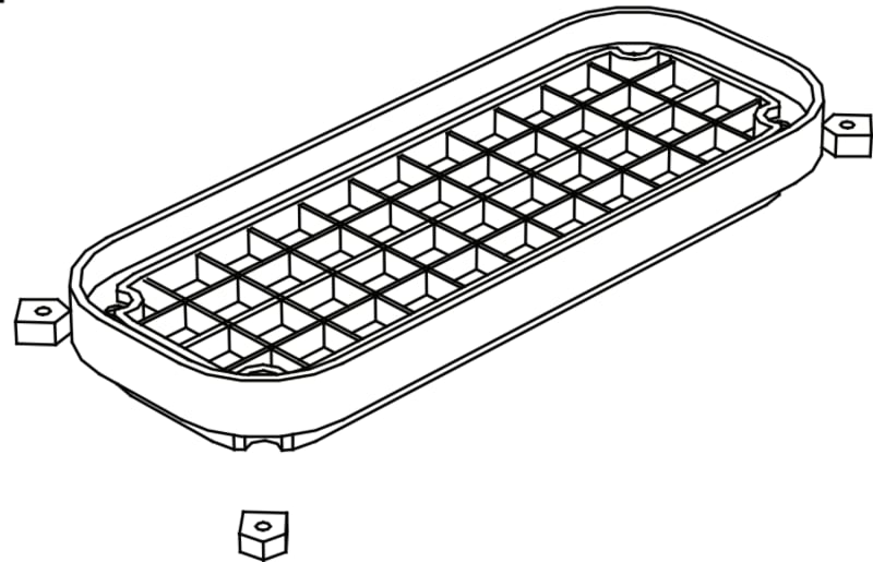 Eaton 220S5016 Blind Flange for Cable Entry 86 x 215 mm