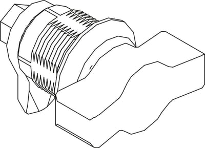 Eaton 220S5081 Lock / Closer with Finger Grip