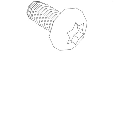 Screw M5X10 DIN 7500 - 50 pcs