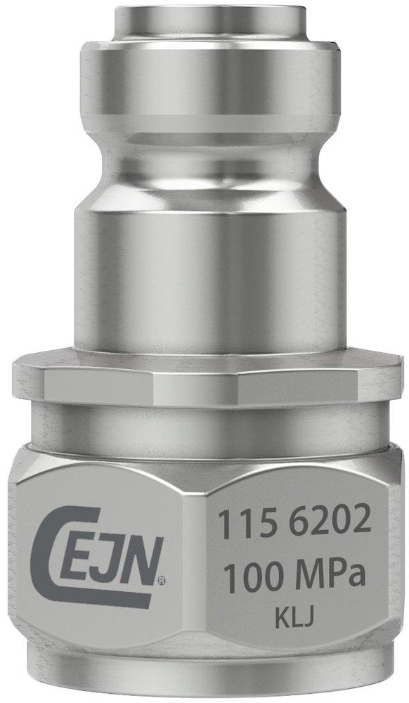 Cejn 115 Coupling nipple std steel chromated BSPP socket - 1/4", 2.5, 1000bar