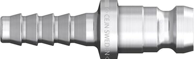 Cejn 220 quick-coupling nipple, galvanised steel, 6.3 mm hose barb, DN5