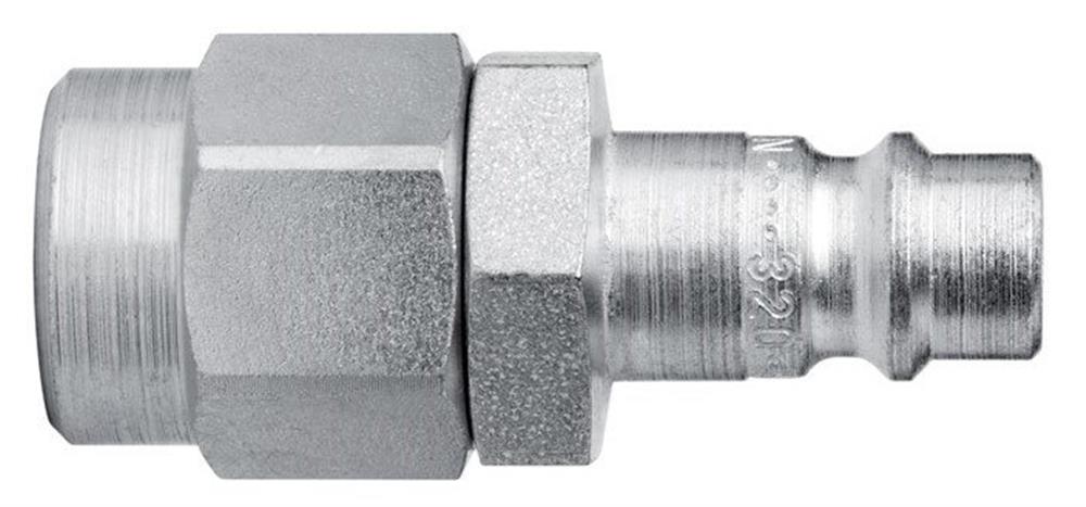 Cejn 320 Coupling Nipple with 8 mm Hose Tail, Galvanised Steel, DN 7.6