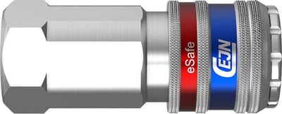 Cejn 331 Quick Coupling eSafe coupling zinc-plated steel/brass - 3/8", 7