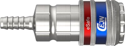 Cejn 331 Quick Coupling eSafe zinc-plated steel/brass studs - 6.3mm, 7