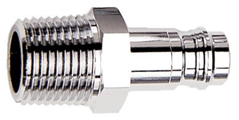 Cejn 341 Nipple Nickel-Plated Brass 1/2 inch BSPT for Breathing Air