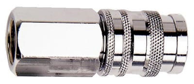 Cejn 341 Series Breathing Air Coupling, nickel-plated brass, 1/4" BSP, DN 7.4