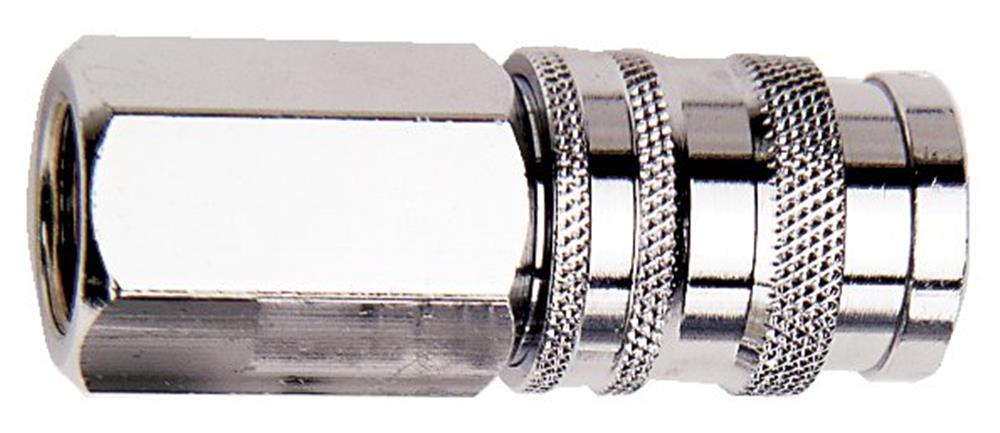 Cejn 341 Quick-Coupling Socket Nickel-Plated Brass 3/8 inch BSP