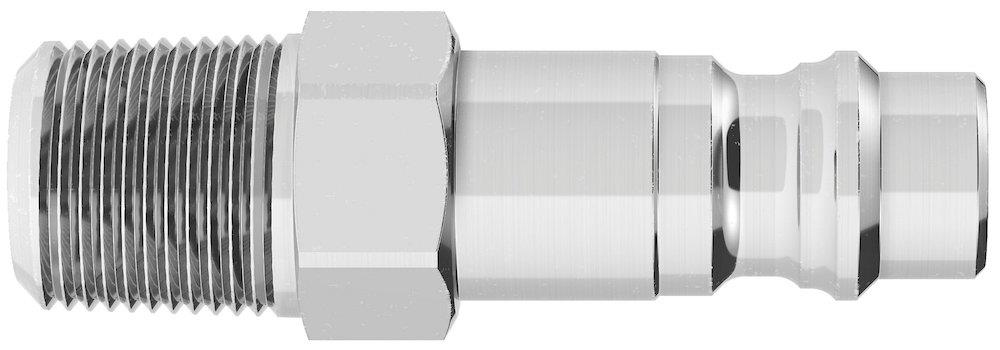 Cejn 342 Coupling Nipple, Zinc-Plated Steel, 1/4" BSPT, DN 7.4